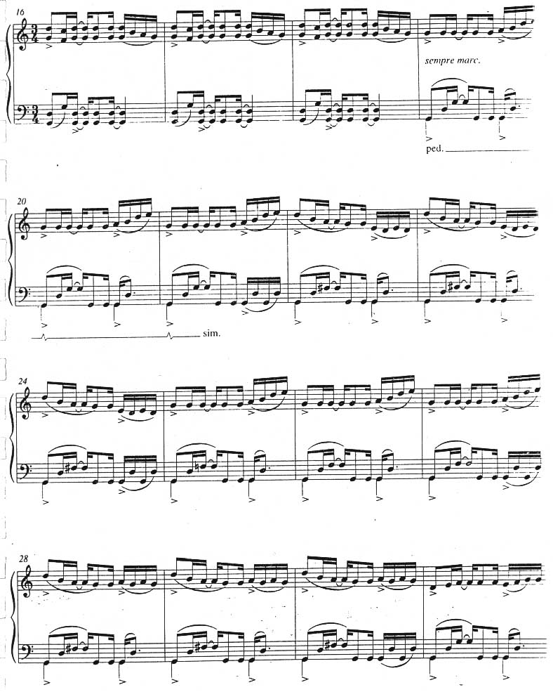 silver fingered fling钢琴曲谱（图2）