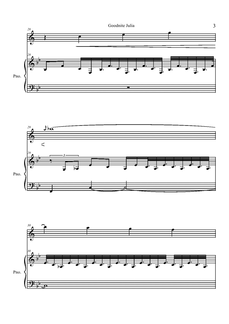 Goodnight Julia钢琴曲谱（图3）