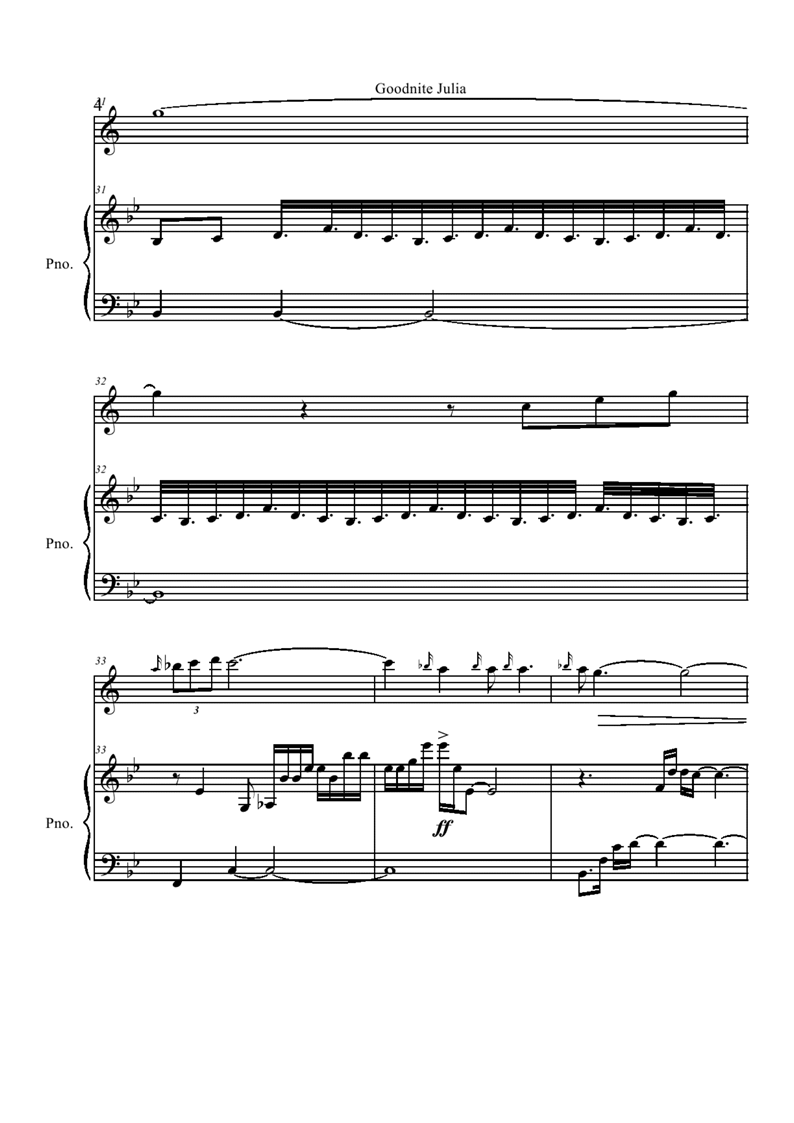 Goodnight Julia钢琴曲谱（图4）
