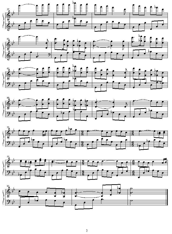 clover钢琴曲谱（图3）