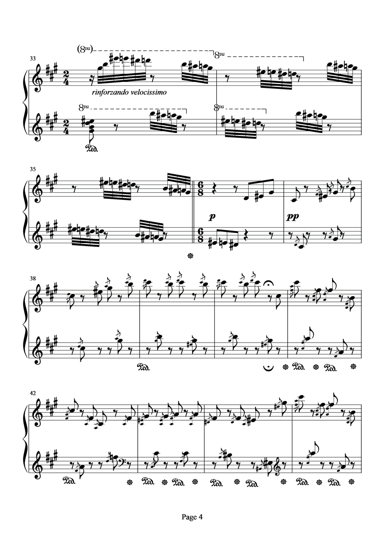 侏儒之舞钢琴曲谱（图4）