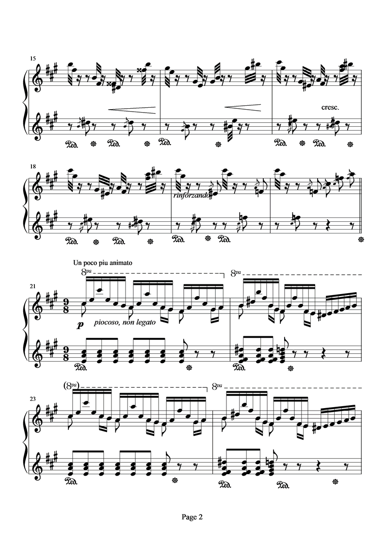 侏儒之舞钢琴曲谱（图2）