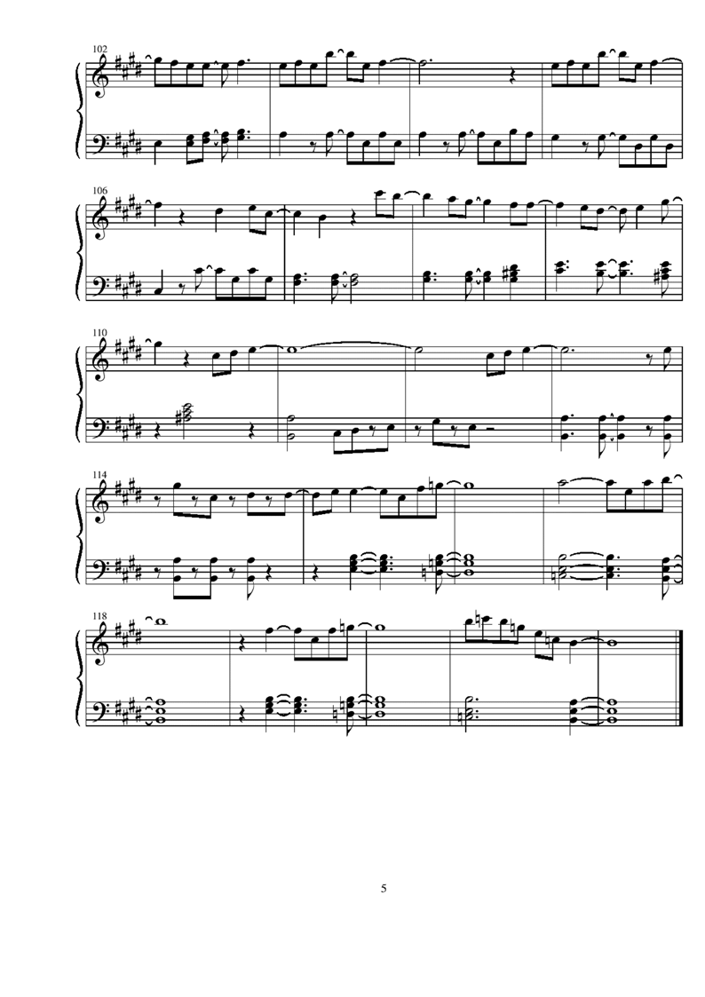Purachina - Platinum钢琴曲谱（图5）