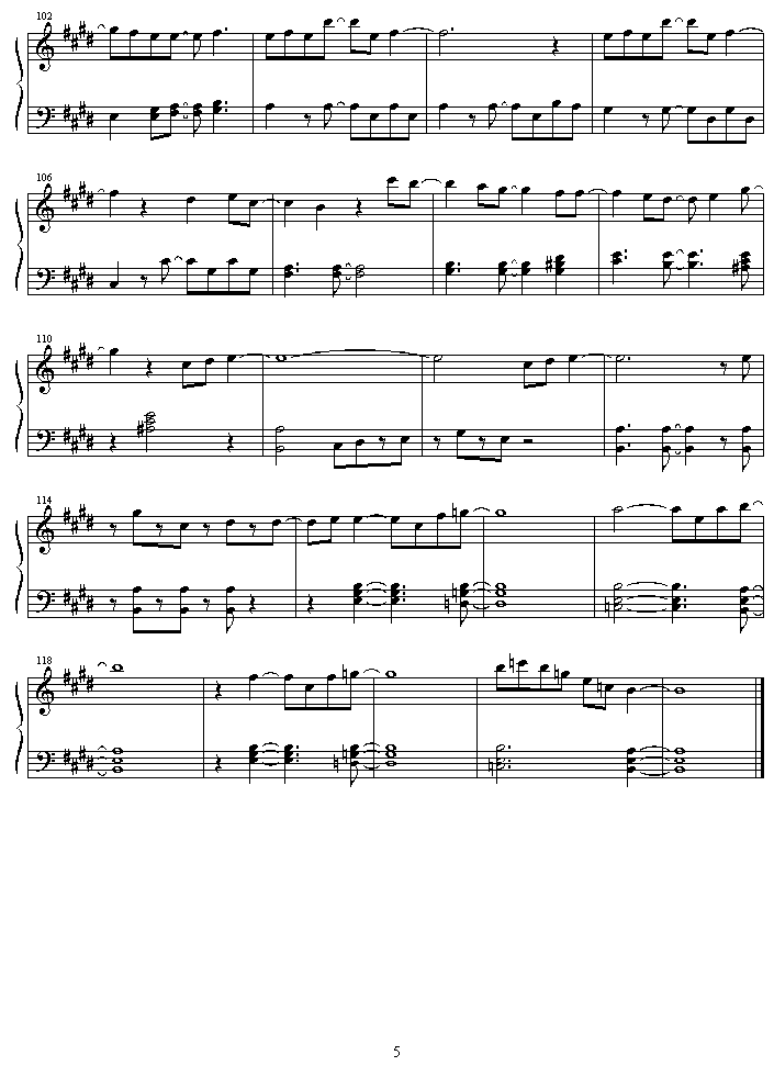 purachina钢琴曲谱（图5）