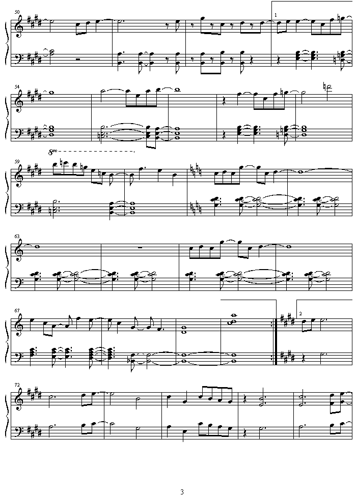 purachina钢琴曲谱（图3）