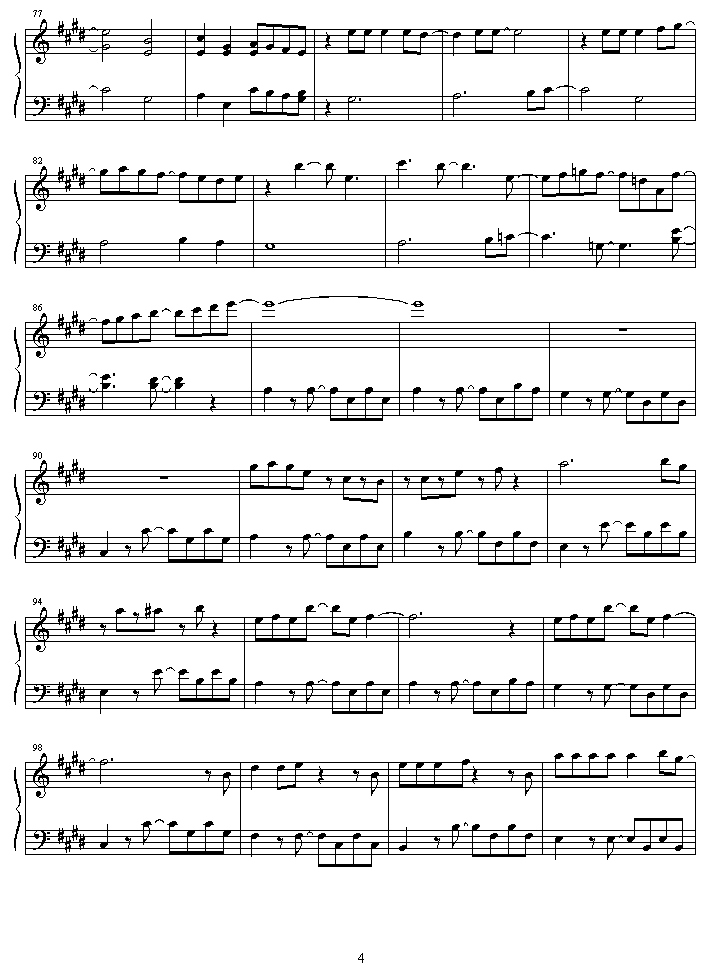 purachina钢琴曲谱（图4）