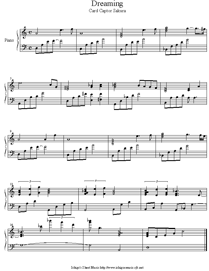 dreaming钢琴曲谱（图2）