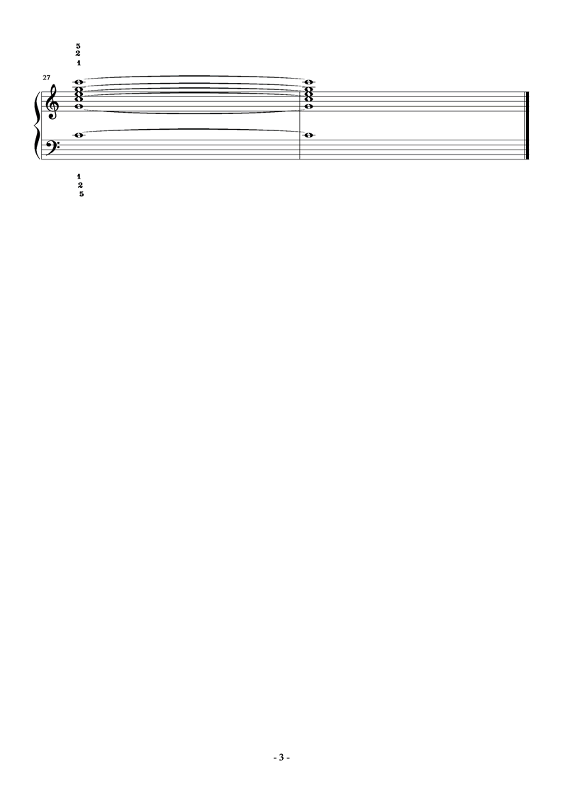 沧海一声笑钢琴曲谱（图3）