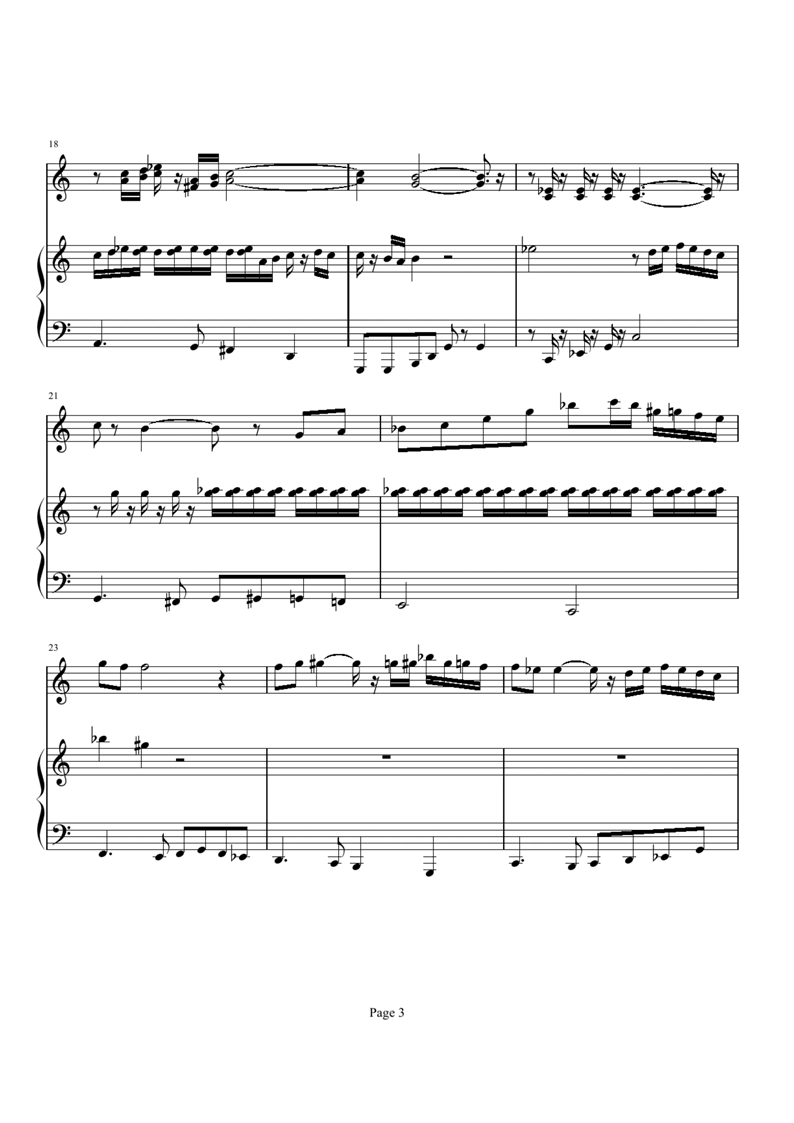 Wood Carving Partita钢琴曲谱（图3）
