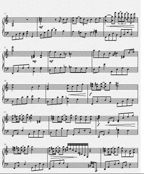 一个人的浪漫钢琴曲谱（图2）