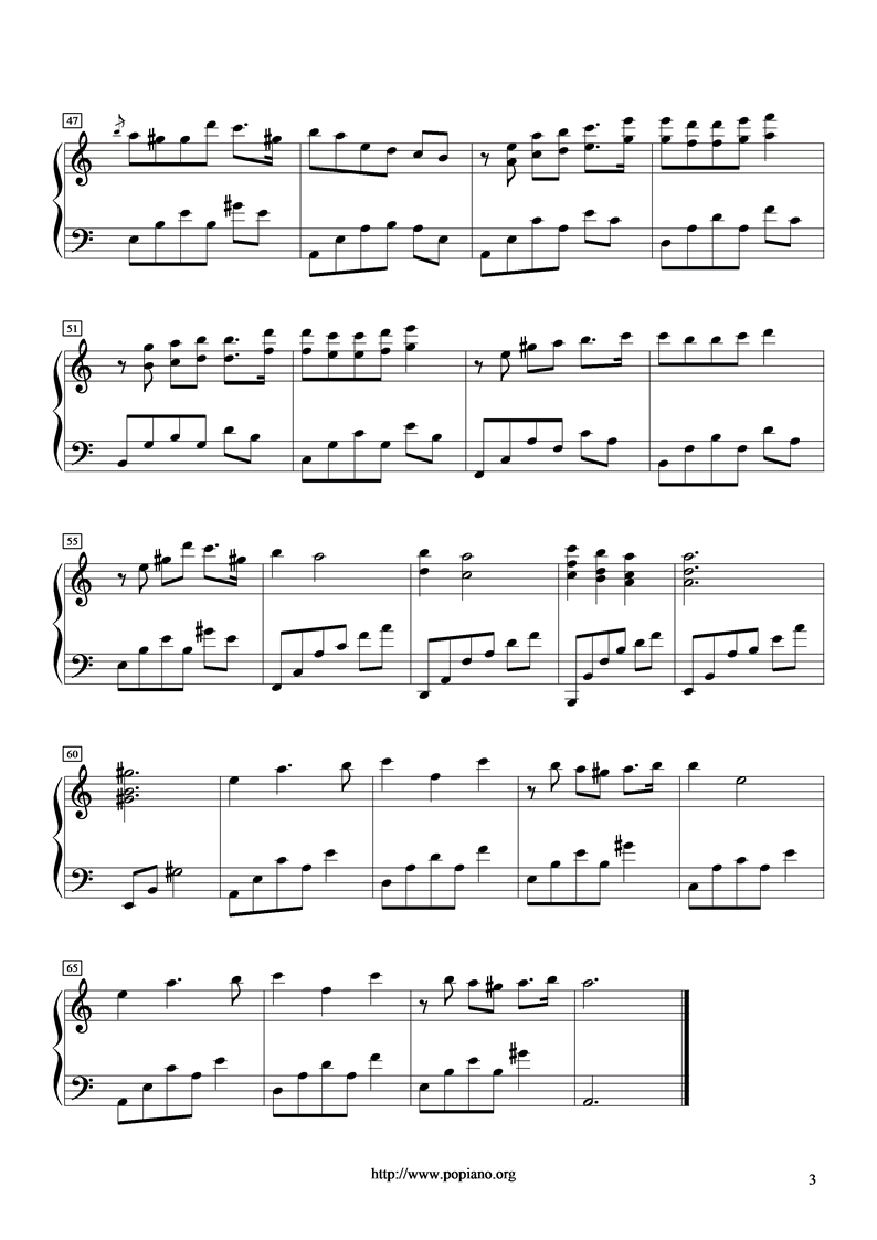 Song Of Island钢琴曲谱（图3）