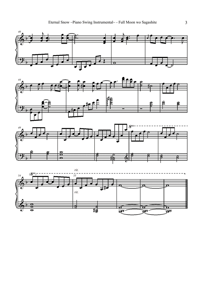 Eternal Snow钢琴曲谱（图3）