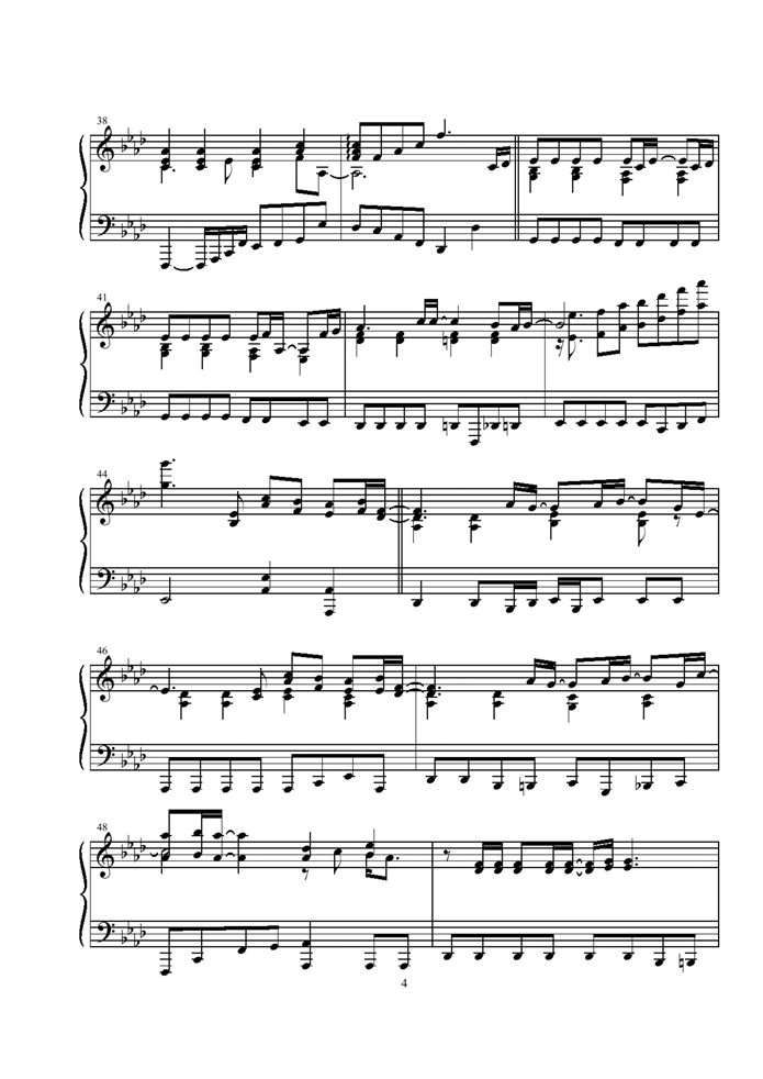 Karenai Hana钢琴曲谱（图4）