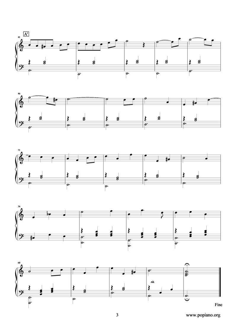 shadow waltz钢琴曲谱（图3）