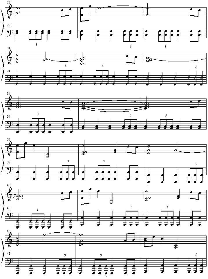 terra钢琴曲谱（图3）