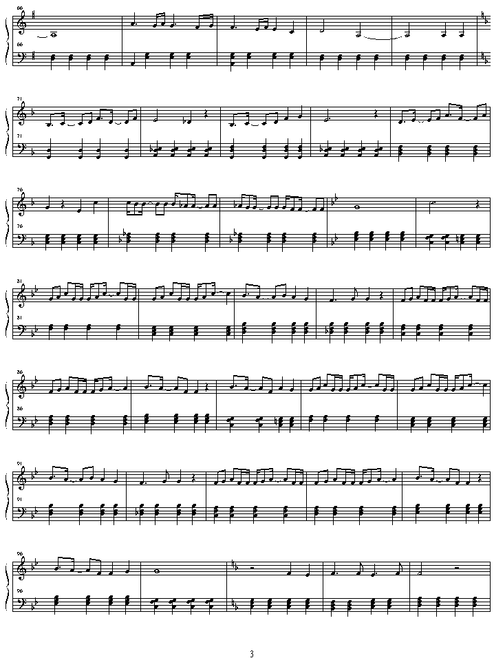 star钢琴曲谱（图3）