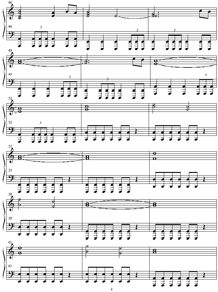 terra钢琴曲谱（图4）