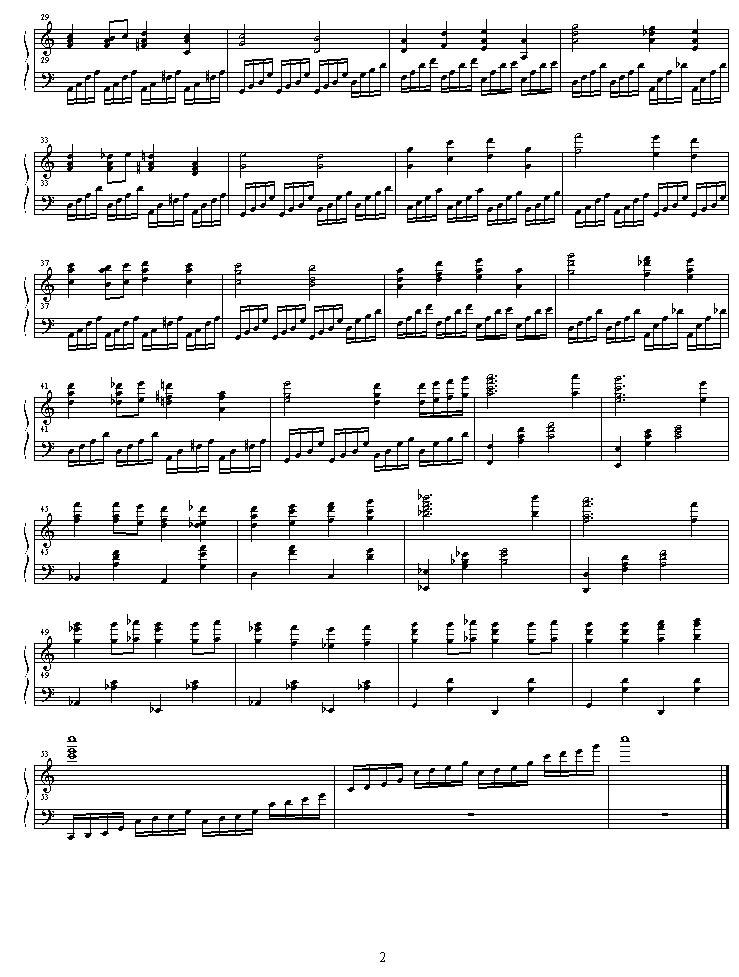 final_fantasy钢琴曲谱（图2）