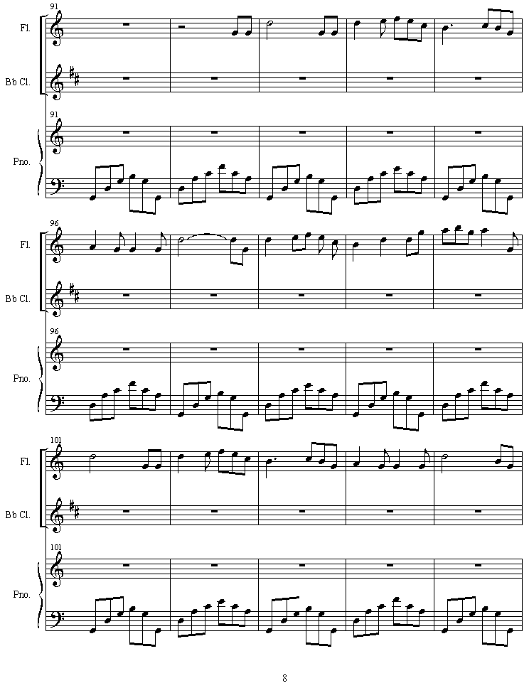 sarutabaruta钢琴曲谱（图8）