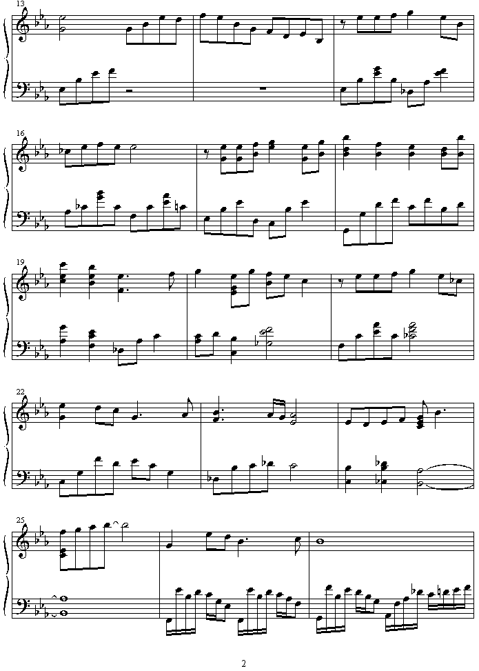 fisherman_s_horizon钢琴曲谱（图2）