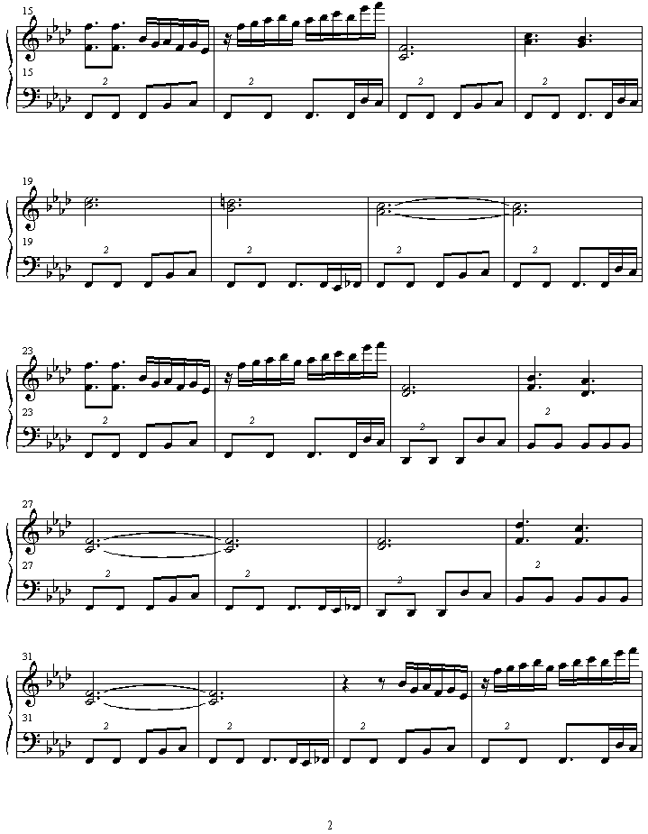 jenova_absolute钢琴曲谱（图2）