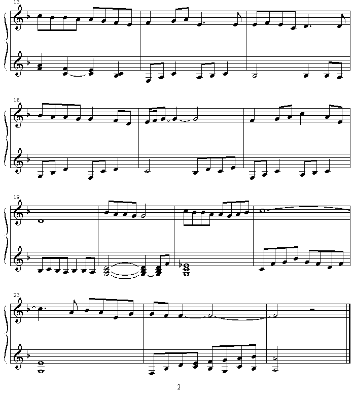 song_of_memory钢琴曲谱（图2）