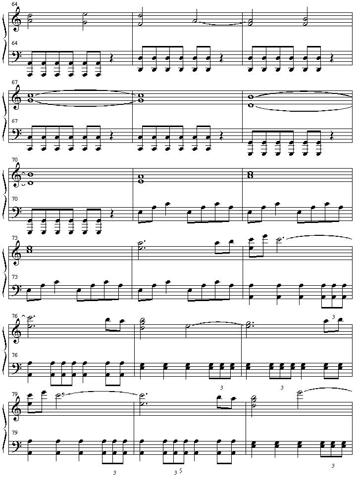 terra钢琴曲谱（图5）