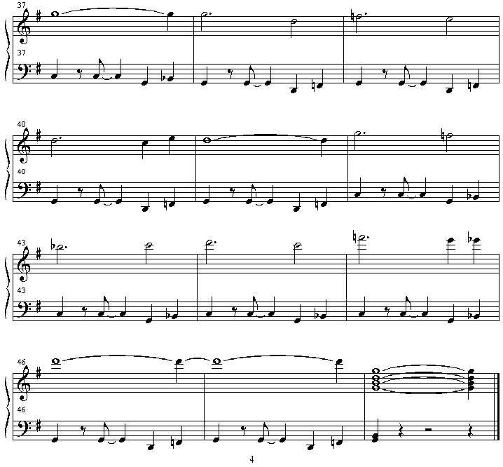 cinco_de_chocobo钢琴曲谱（图4）