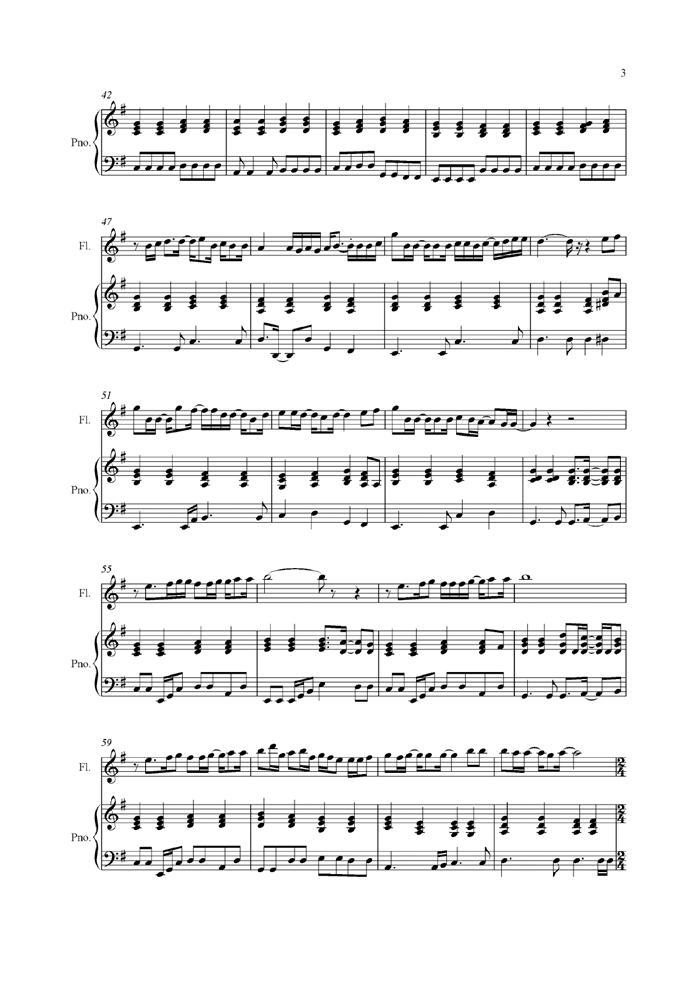 Yume Mita Ato De钢琴曲谱（图3）