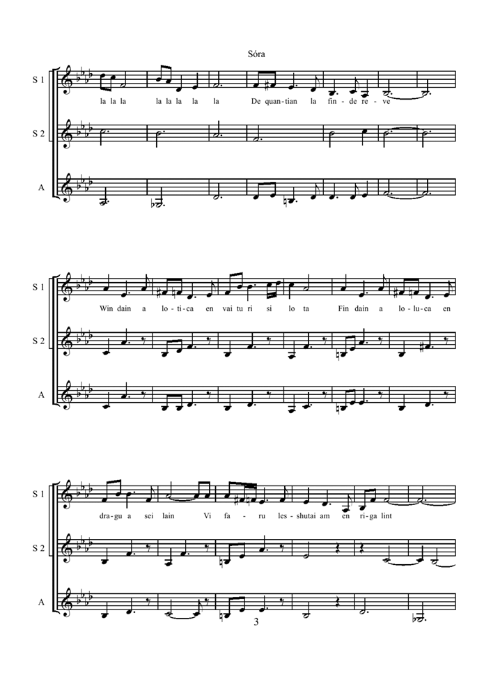 Sora钢琴曲谱（图3）