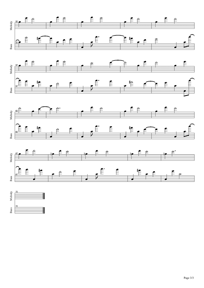 Yureai钢琴曲谱（图3）