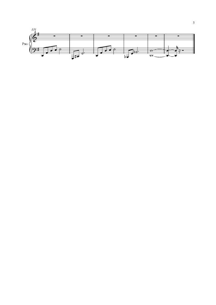 Negaigoto Hitotsu Dake钢琴曲谱（图5）