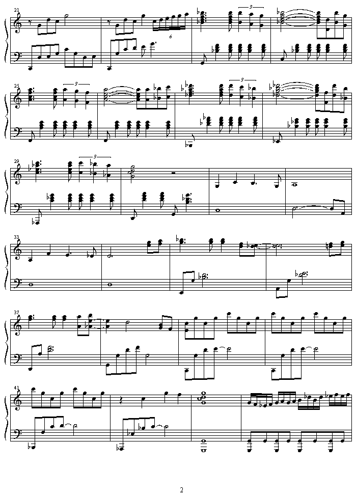 tabidachi钢琴曲谱（图3）