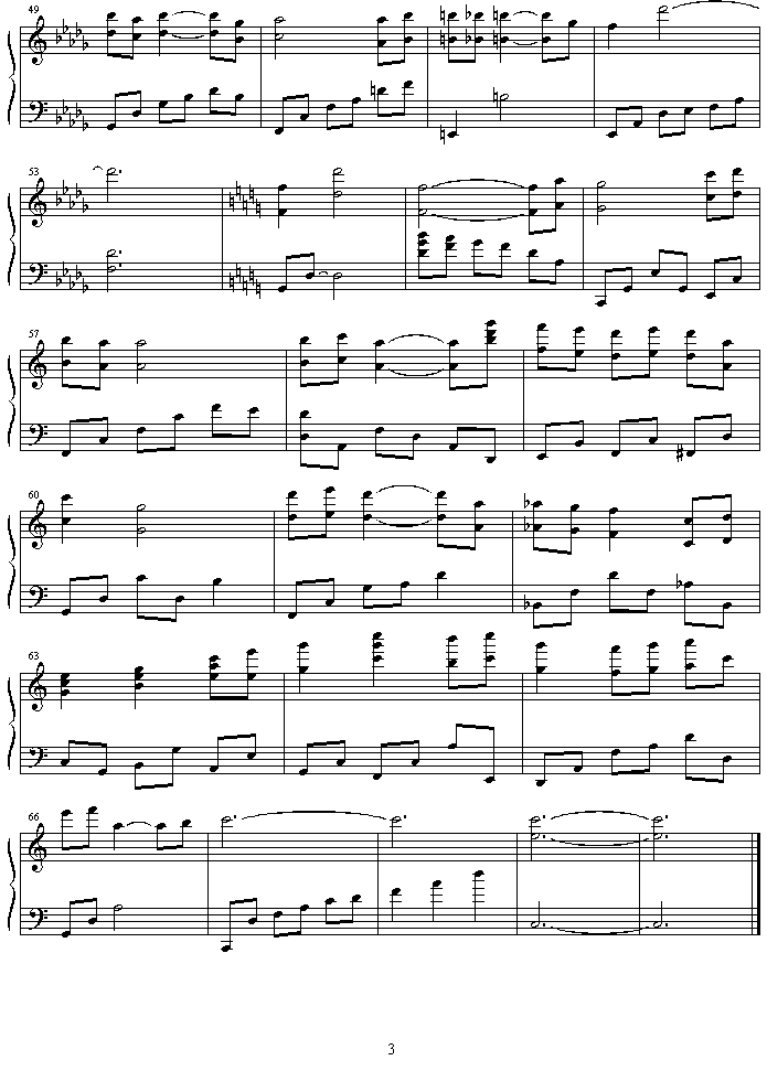 happiness钢琴曲谱（图3）