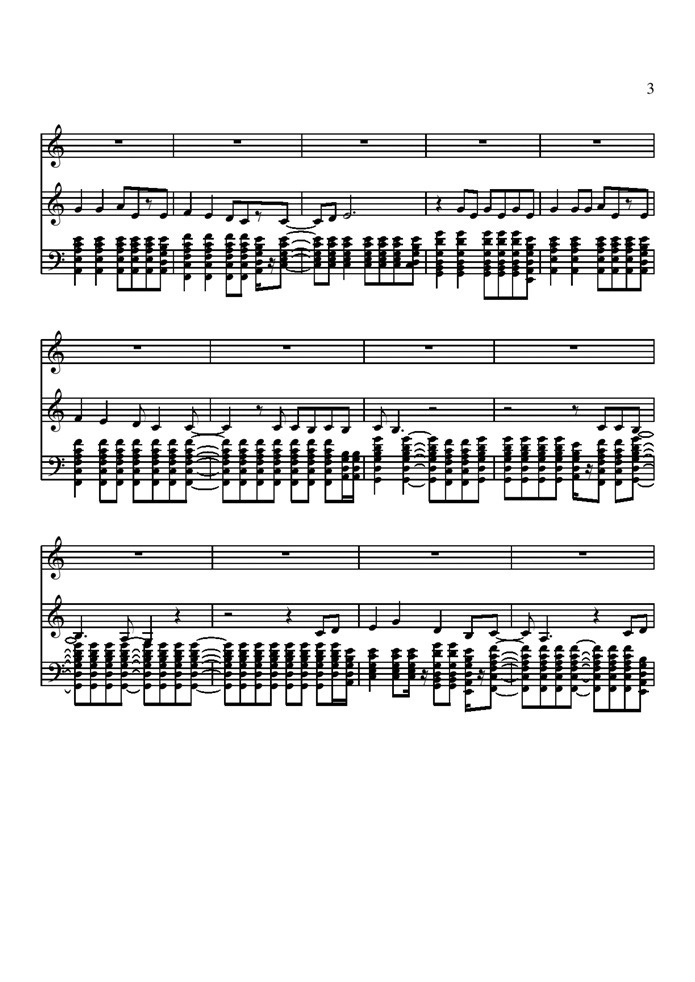 Little Busters钢琴曲谱（图3）