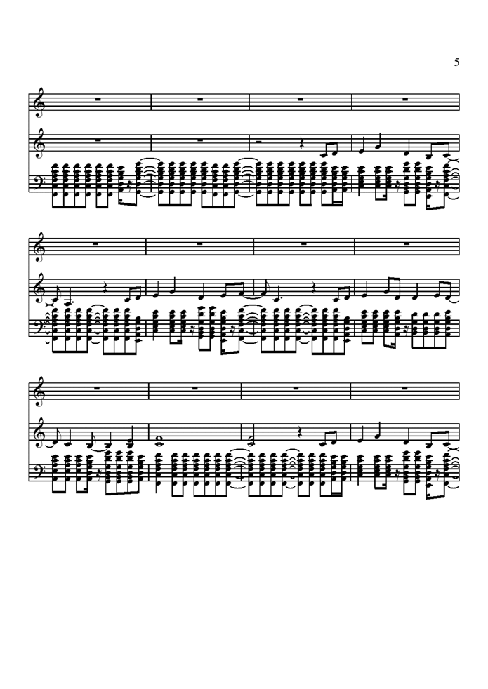 Little Busters钢琴曲谱（图5）