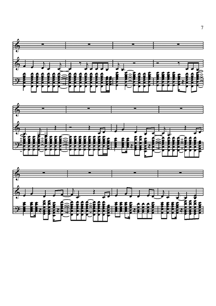 Little Busters钢琴曲谱（图7）