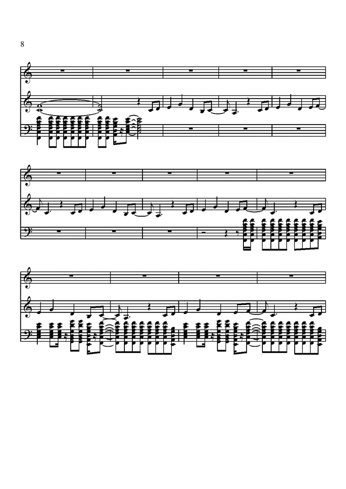 Little Busters钢琴曲谱（图8）