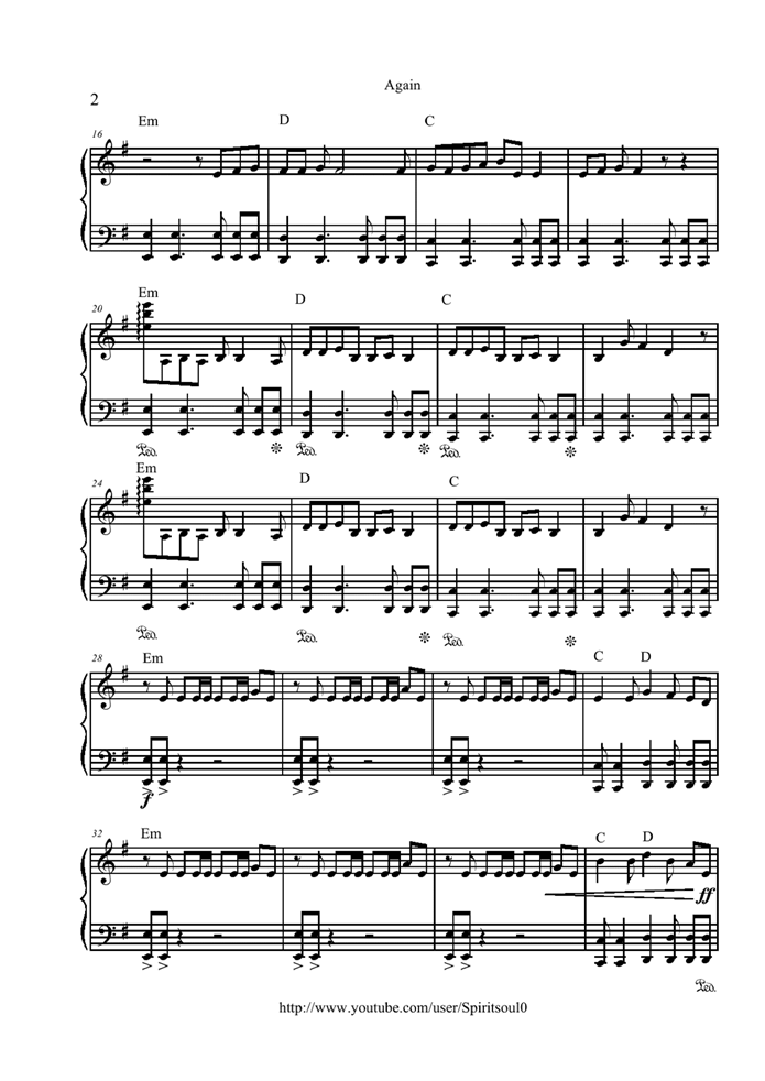 Let it out钢琴曲谱（图2）