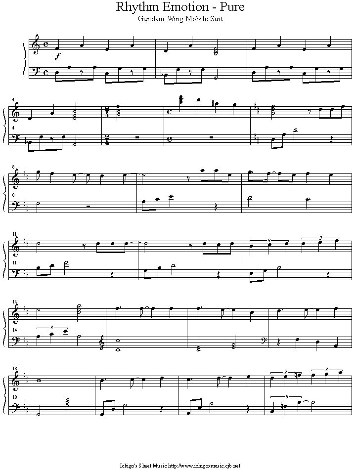 rhythm_emotion_pure钢琴曲谱（图1）