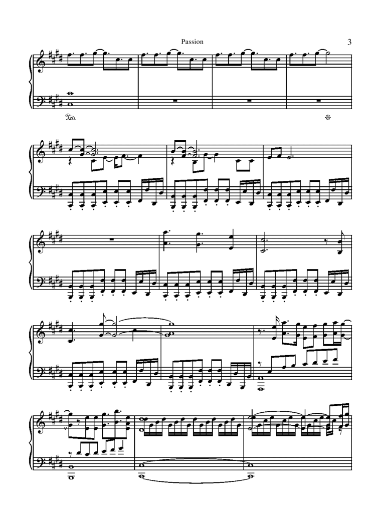 Passion钢琴曲谱（图3）