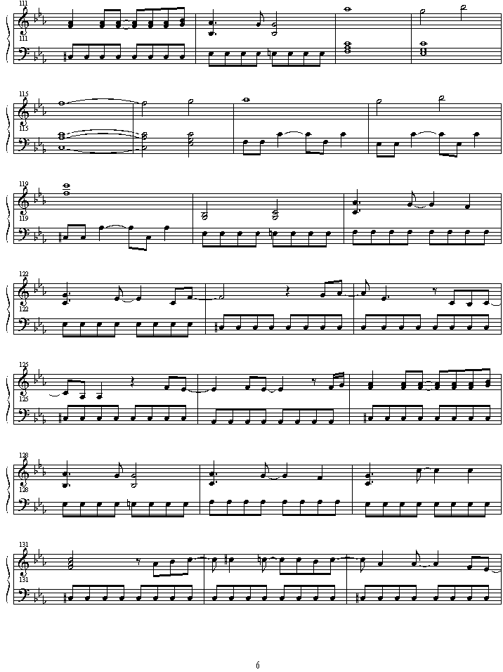 my_will钢琴曲谱（图6）