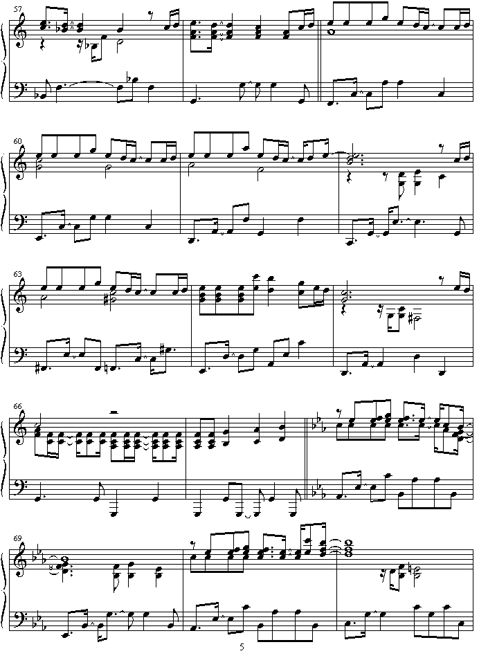 film钢琴曲谱（图5）