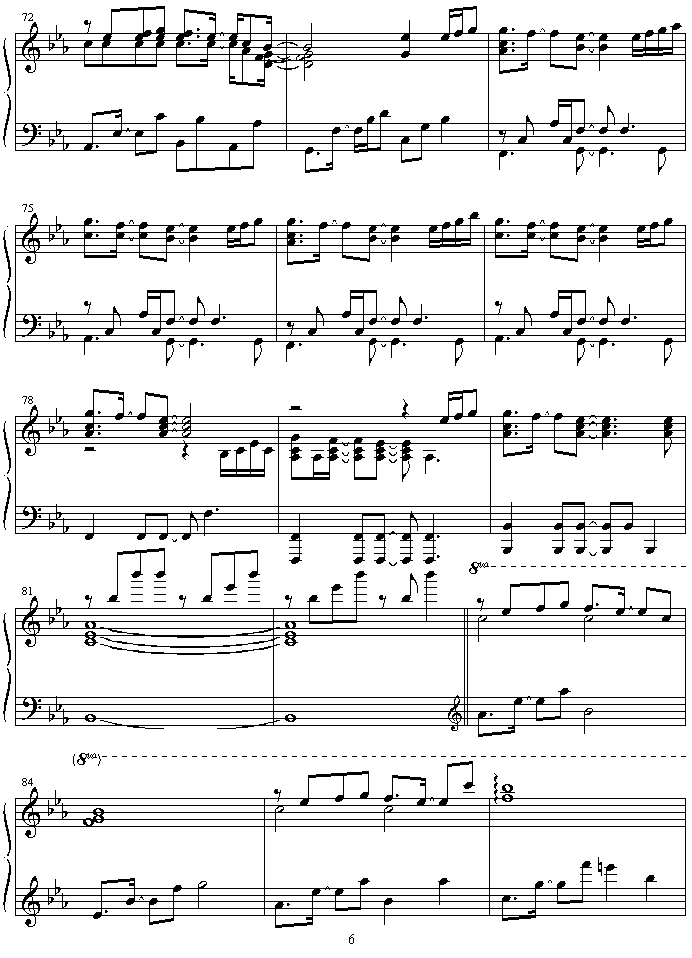 film钢琴曲谱（图6）