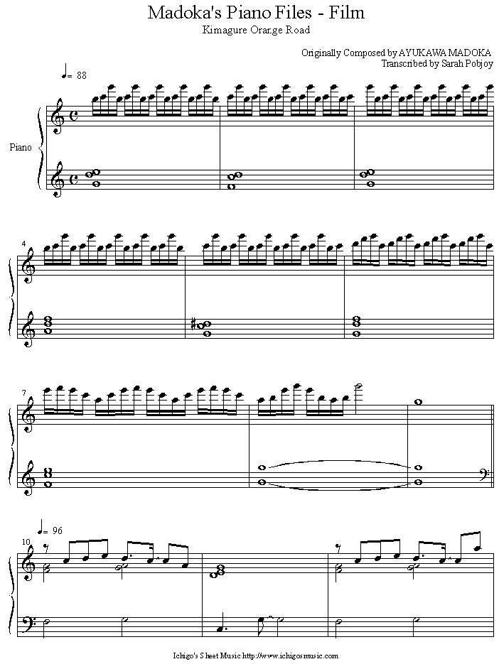 film钢琴曲谱（图1）