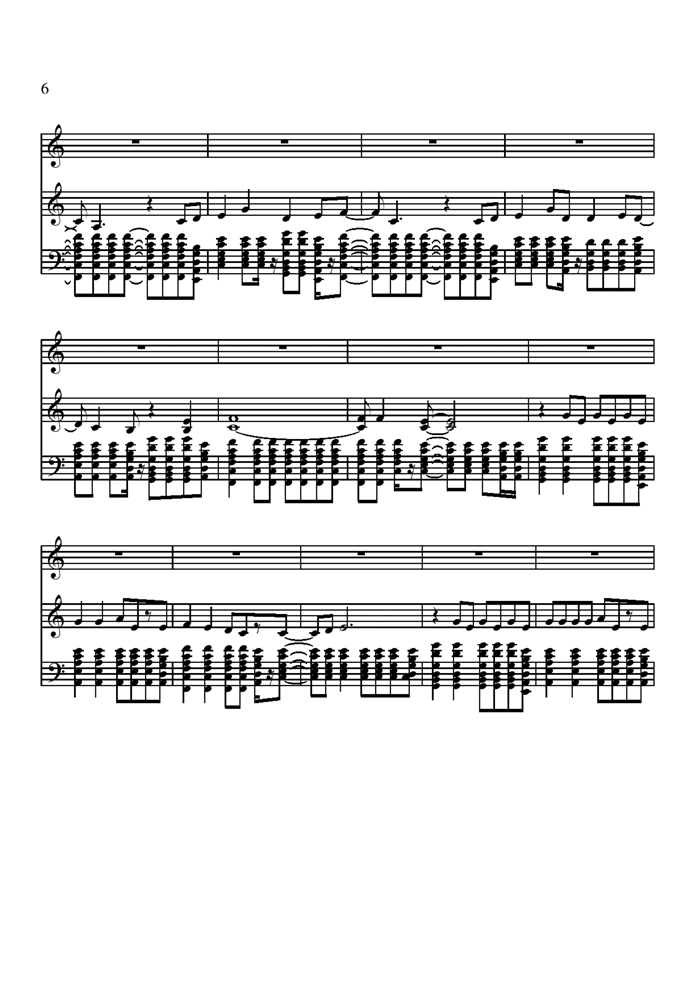 Little Busters钢琴曲谱（图6）