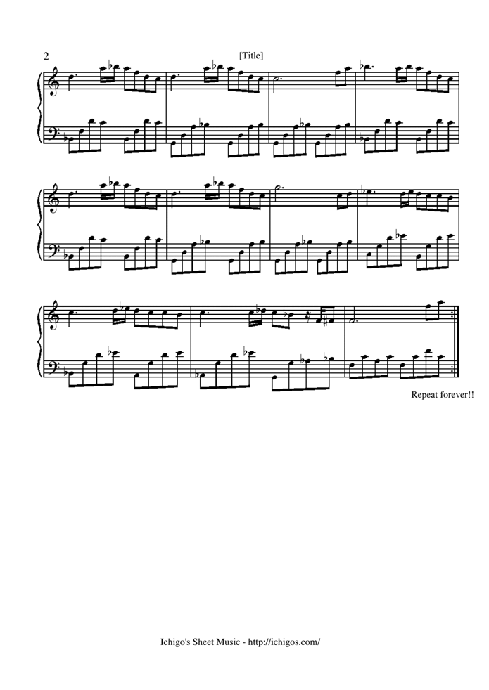 Matataki Village钢琴曲谱（图2）