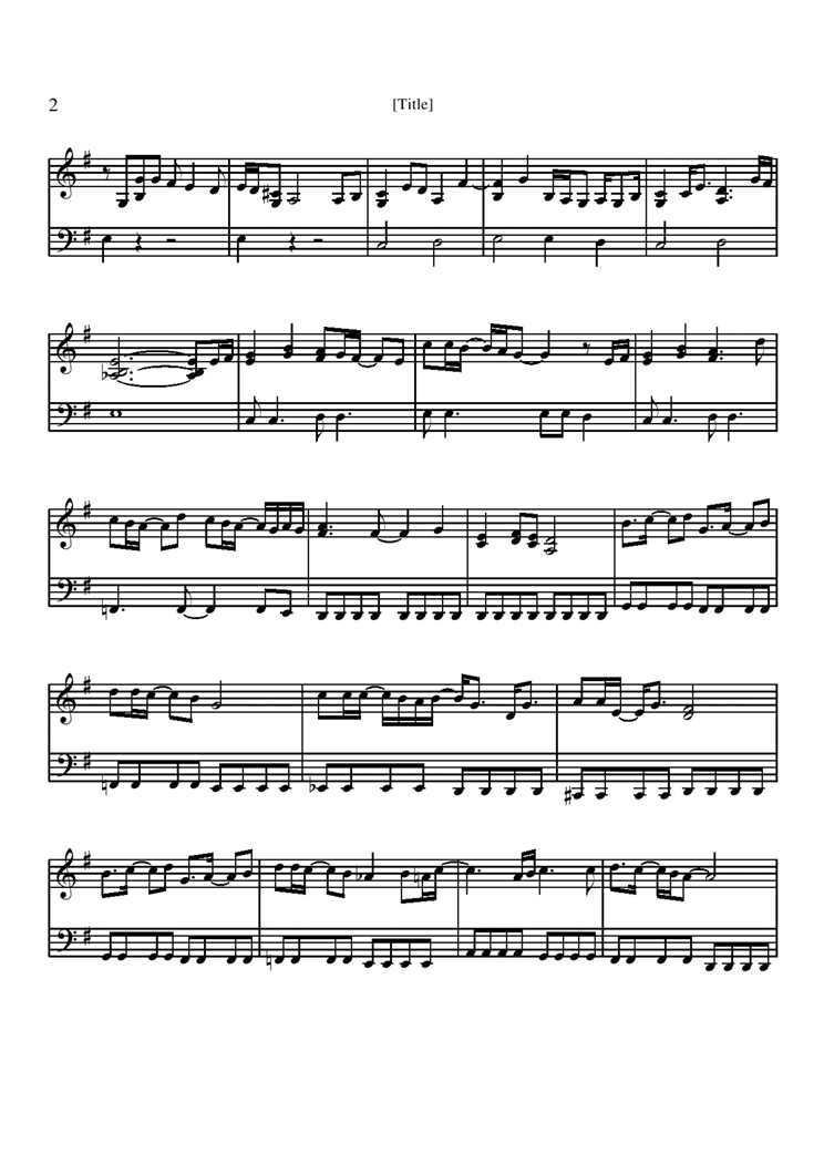 Hikari to Kage Dakishimeta Mama钢琴曲谱（图2）