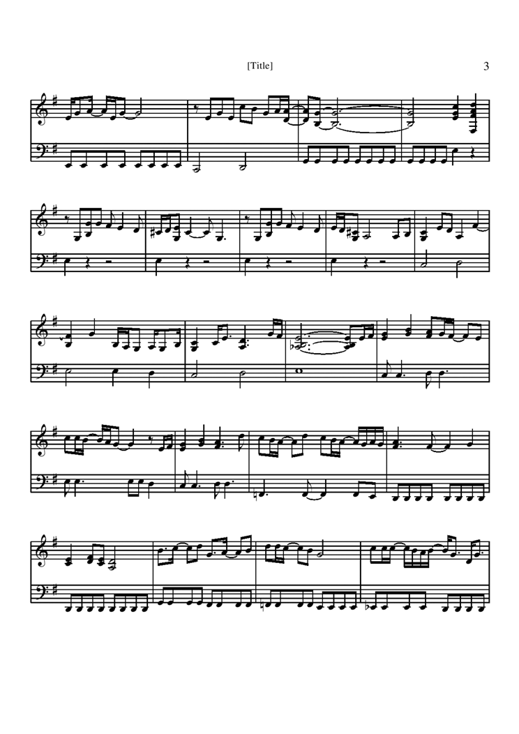 Hikari to Kage Dakishimeta Mama钢琴曲谱（图3）