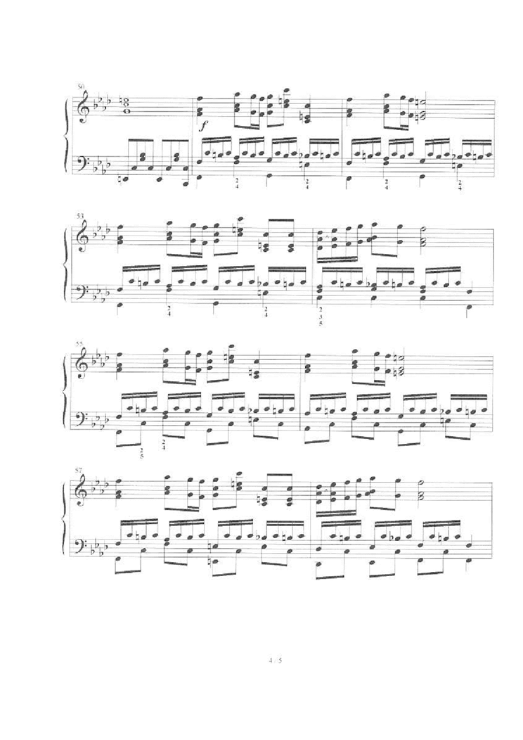 Nausicaa Of The Valley Of The Wind - Requiem钢琴曲谱（图4）